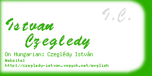 istvan czegledy business card